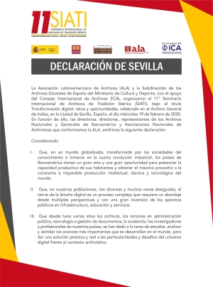 AGN participa en Seminario Internacional de Archivos de Tradición Ibérica